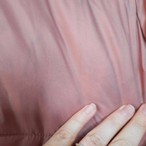 Ottod'ame Pink Faux Fur-Trimmed Padded Down Coat 46 - Picture 8 of 8